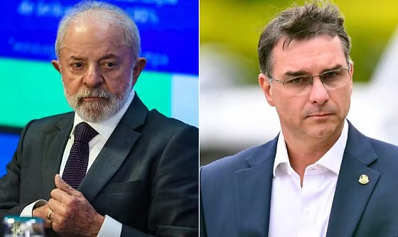 lula e flavio bolsonaro
